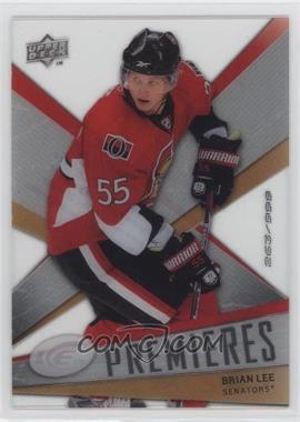 2008-09 Upper Deck Ice - [Base] #135 - Ice Premieres Level 3 - Brian Lee /999