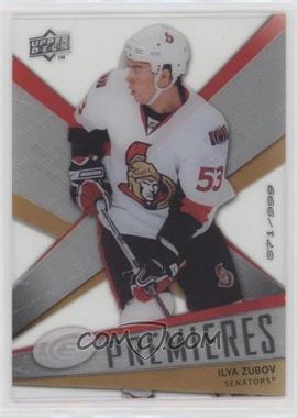 2008-09 Upper Deck Ice - [Base] #142 - Ice Premieres Level 3 - Ilya Zubov /999