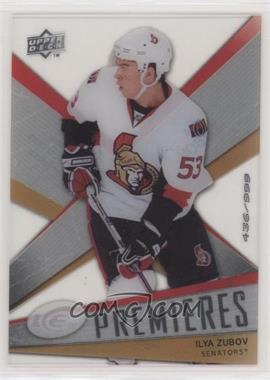 2008-09 Upper Deck Ice - [Base] #142 - Ice Premieres Level 3 - Ilya Zubov /999