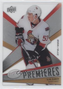 2008-09 Upper Deck Ice - [Base] #142 - Ice Premieres Level 3 - Ilya Zubov /999