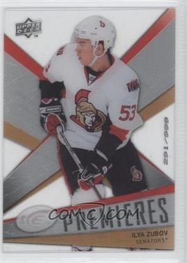 2008-09 Upper Deck Ice - [Base] #142 - Ice Premieres Level 3 - Ilya Zubov /999