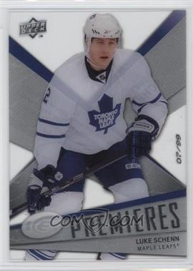 2008-09 Upper Deck Ice - [Base] #177 - Ice Premieres Level 1 - Luke Schenn /99