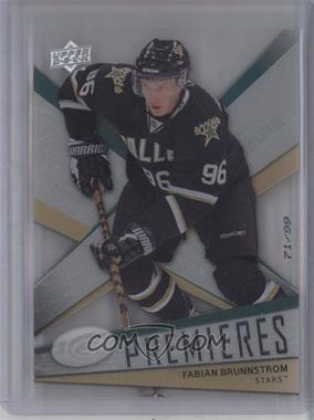 2008-09 Upper Deck Ice - [Base] #182 - Ice Premieres Level 1 - Fabian Brunnstrom /99