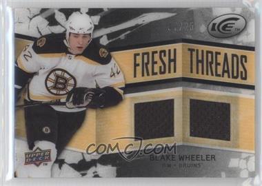 2008-09 Upper Deck Ice - Fresh Threads - PETG Black #FT-BW - Blake Wheeler /25