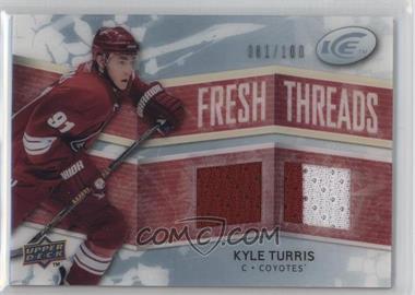 2008-09 Upper Deck Ice - Fresh Threads - PETG #FT-KT - Kyle Turris /100
