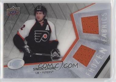 2008-09 Upper Deck Ice - Frozen Fabrics - PETG Black #FF-SG - Simon Gagne /25