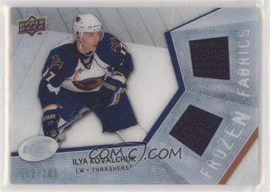 2008-09 Upper Deck Ice - Frozen Fabrics - PETG #FF-IK - Ilya Kovalchuk /100