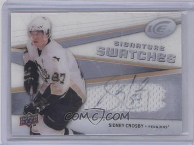 2008-09 Upper Deck Ice - Signature Swatches #SSJ-SC - Sidney Crosby