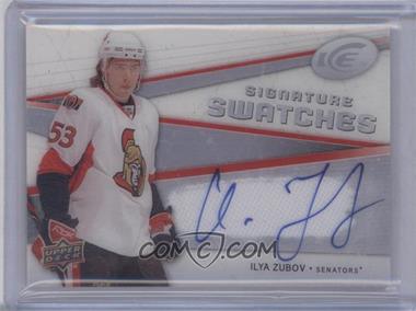 2008-09 Upper Deck Ice - Signature Swatches #SSJ-ZB - Ilya Zubov