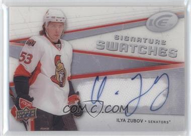 2008-09 Upper Deck Ice - Signature Swatches #SSJ-ZB - Ilya Zubov