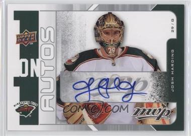 2008-09 Upper Deck MVP - 1 on 1 Autographs #A-DH - Jeff Drouin-Deslauriers, Josh Harding