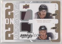 Teemu Selanne, Ryan Getzlaf, Scott Niedermayer, Jean-Sebastien Giguere