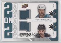 Corey Perry, Joe Thornton, Jonathan Cheechoo, Ryan Getzlaf