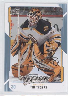 2008-09 Upper Deck MVP - [Base] #26 - Tim Thomas