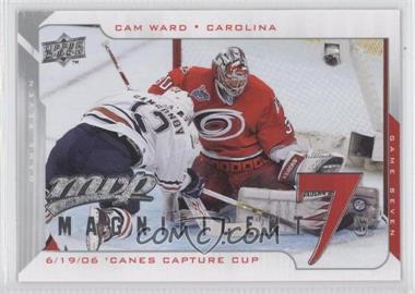 2008-09 Upper Deck MVP - Magnificent 7s #M7-CW - Cam Ward