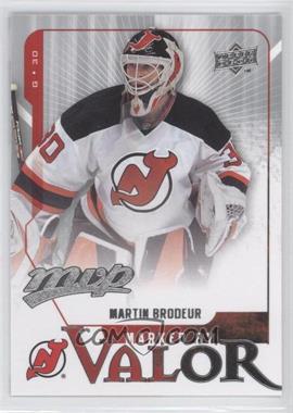 2008-09 Upper Deck MVP - Marked by Valor #MV1 - Martin Brodeur