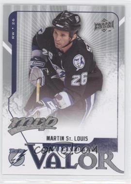 2008-09 Upper Deck MVP - Marked by Valor #MV10 - Martin St. Louis