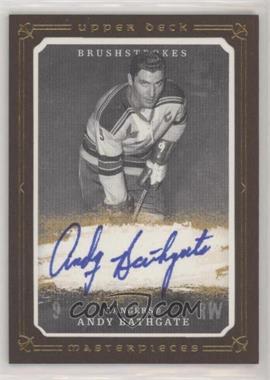 2008-09 Upper Deck Masterpieces - Brushstrokes - Brown Border #MB-AB - Andy Bathgate