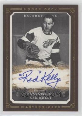 2008-09 Upper Deck Masterpieces - Brushstrokes - Brown Border #MB-RK - Red Kelly [EX to NM]