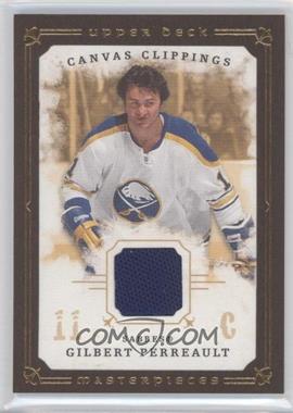 2008-09 Upper Deck Masterpieces - Canvas Clippings - Brown Border #CC-GP - Gilbert Perreault
