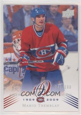 2008-09 Upper Deck Montreal Canadiens Centennial Set - [Base] - Parallel 100 #144 - Mario Tremblay /100