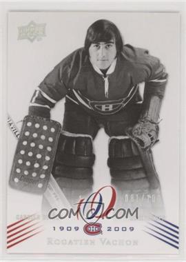 2008-09 Upper Deck Montreal Canadiens Centennial Set - [Base] - Parallel 100 #146 - Rogie Vachon /100