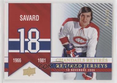 2008-09 Upper Deck Montreal Canadiens Centennial Set - [Base] - Parallel 100 #283 - Serge Savard /100