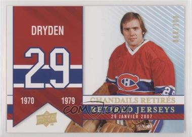 2008-09 Upper Deck Montreal Canadiens Centennial Set - [Base] - Parallel 100 #285 - Ken Dryden /100