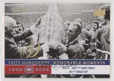 2008-09 Upper Deck Montreal Canadiens Centennial Set - [Base] - Parallel 100 #294 - Henri Richard /100