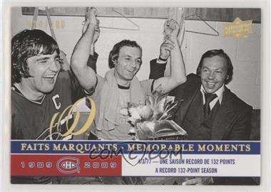 2008-09 Upper Deck Montreal Canadiens Centennial Set - [Base] - Parallel 100 #295 - Guy Lafleur /100