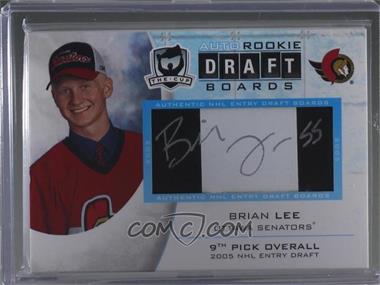 2008-09 Upper Deck The Cup - Auto Rookie Draft Boards #DB-LE - Brian Lee /25