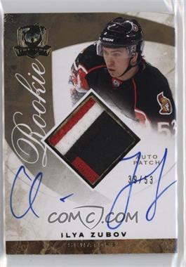 2008-09 Upper Deck The Cup - [Base] - Gold Rainbow Rookie Autographs #124 - Ilya Zubov /53 [EX to NM]