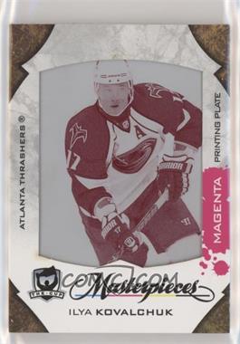 2008-09 Upper Deck The Cup - [Base] - Masterpieces Printing Plate Magenta Framed #MAS-43 - Ilya Kovalchuk /1