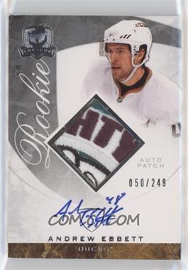 2008-09 Upper Deck The Cup - [Base] #79 - Level 2 - Autographed Rookie Patch - Andrew Ebbett /249 [EX to NM]