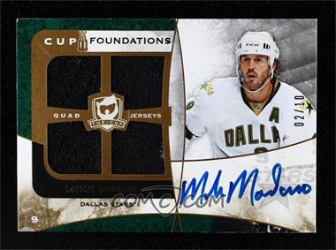 2008-09 Upper Deck The Cup - Cup Foundations - Quad Jersey Autographs #CF-MO - Mike Modano /10