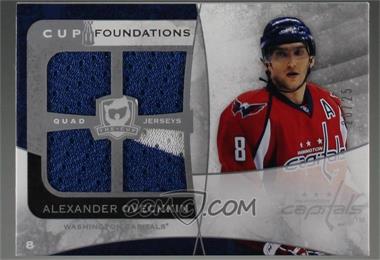2008-09 Upper Deck The Cup - Cup Foundations - Quad Jerseys #CF-OV - Alexander Ovechkin /25 [Noted]