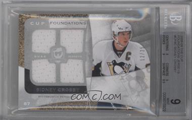 2008-09 Upper Deck The Cup - Cup Foundations - Quad Jerseys #CF-SC - Sidney Crosby /25 [BGS 9 MINT]