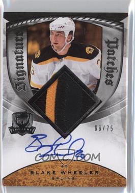 2008-09 Upper Deck The Cup - Signature Patches #SP-BW - Blake Wheeler /75