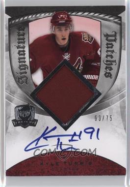 2008-09 Upper Deck The Cup - Signature Patches #SP-KT - Kyle Turris /75 [Noted]