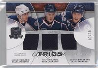 Derick Brassard, Jakub Voracek, Nikita Filatov #/15