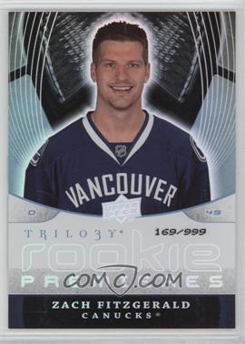 2008-09 Upper Deck Trilogy - [Base] #103 - Zach Fitzgerald /999