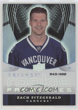 2008-09 Upper Deck Trilogy - [Base] #103 - Zach Fitzgerald /999