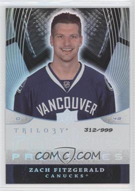 2008-09 Upper Deck Trilogy - [Base] #103 - Zach Fitzgerald /999