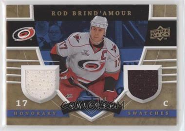 2008-09 Upper Deck Trilogy - Honorary Swatches #HS-BD - Rod Brind'Amour