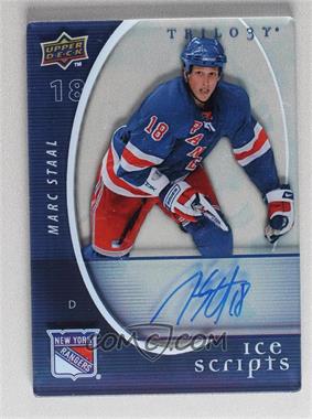 2008-09 Upper Deck Trilogy - Ice Scripts #IS-MS - Marc Staal [Noted]