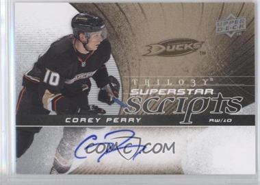 2008-09 Upper Deck Trilogy - Superstar Scripts #SS-CP - Corey Perry