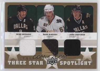 2008-09 Upper Deck Trilogy - Three Star Spotlight Jerseys #3S-MRL - Mike Modano, Mike Ribeiro, Jere Lehtinen