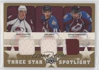 Paul Stastny, Peter Forsberg, Joe Sakic