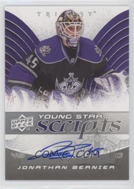 2008-09 Upper Deck Trilogy - Young Star Scripts #YS-BE - Jonathan Bernier