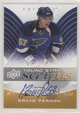 2008-09 Upper Deck Trilogy - Young Star Scripts #YS-PN - David Perron